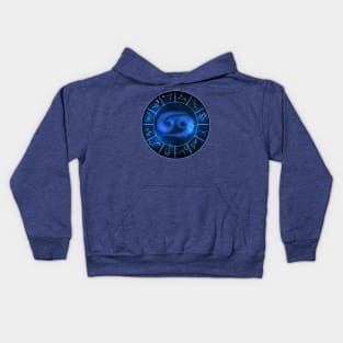 Cancer Zodiac Symbol Kids Hoodie